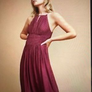Moulinette soeurs purple midi dress